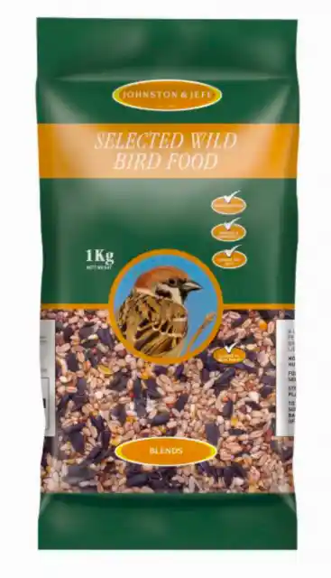 Johnston and Jeff | Selected Wild Bird Food 1KG | Gardening Accessories