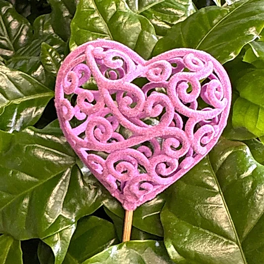 Purple Heart - Decorative Plant Pot Accessory | Gardening Accessories