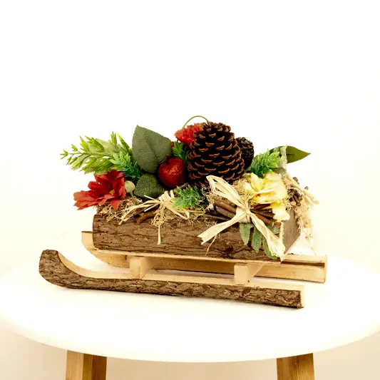Decorative Festive Sleigh | Christmas