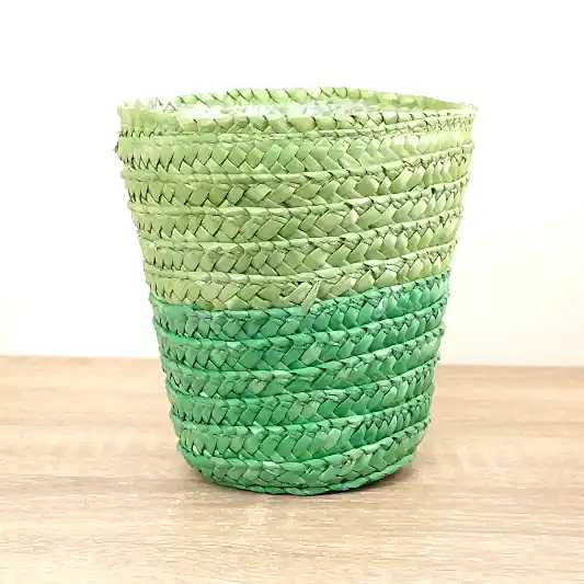 Woven Pot | Green | Pots & Planters