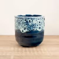 Reactive Glaze Pot | Sapphire - Ceramic Plant Pot