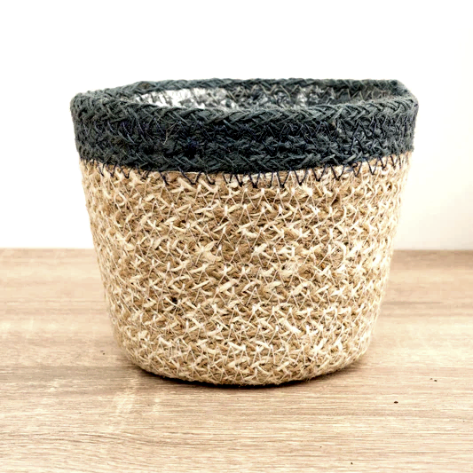 Hessian Pot | Blue | Pots & Planters