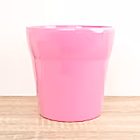 Wide Rim Pot | Pink - Ceramic Plant Pot
