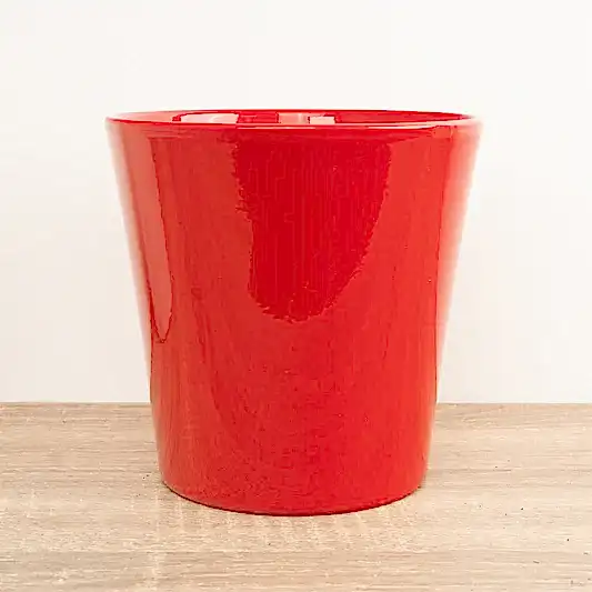 Scarlett Gloss Pot | Red | Pots & Planters