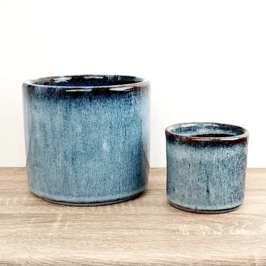 Javea Pot | Glazed Blue | Pots & Planters