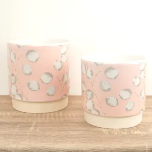 Blush Honesty Pot | Pink | Pots & Planters