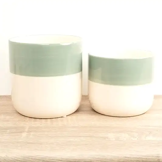 Metia Pot | Minimal Green | Pots & Planters