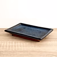 Bonsai Ceramic Saucer | Blue - Ceramic Plant Pot
