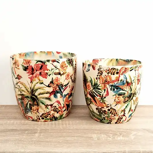 Monza Pot | Tropical Parrot | Pots & Planters