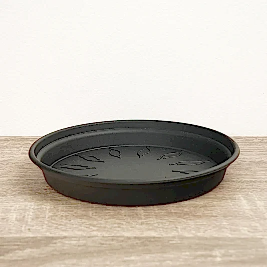 Round Saucer | Black | Pots & Planters