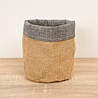 Jute Plant Pot | Charcoal - Jute Plant Pot