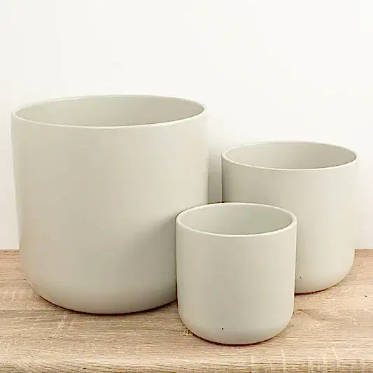 Lisbon Pot | Light Grey | Pots & Planters
