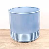 Munich Pot | Blue Gloss - Ceramic Plant Pot