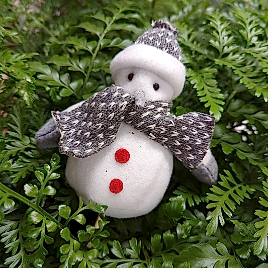 Plush Snowman | Decorative Plant Pot Accessory | Gardening Accessories